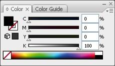 black - ofset print Preparation of files for the wide format digital printing