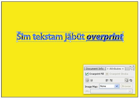 overprint Preparation of files for the wide format digital printing