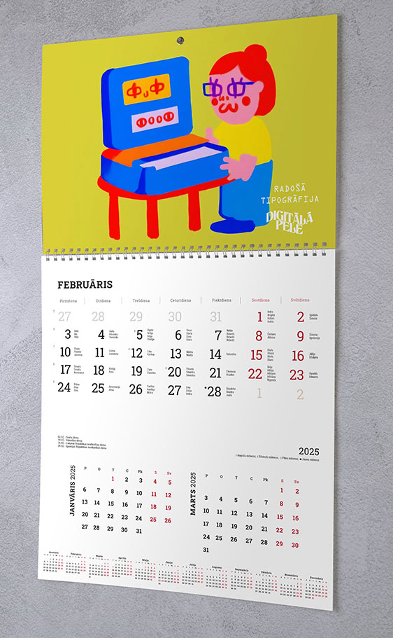 Corporate wall calendar printing