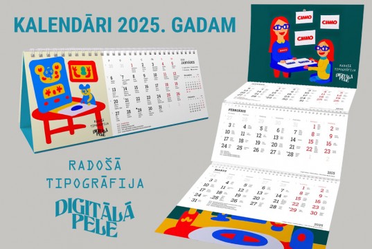 Production and printing of calendars for 2025